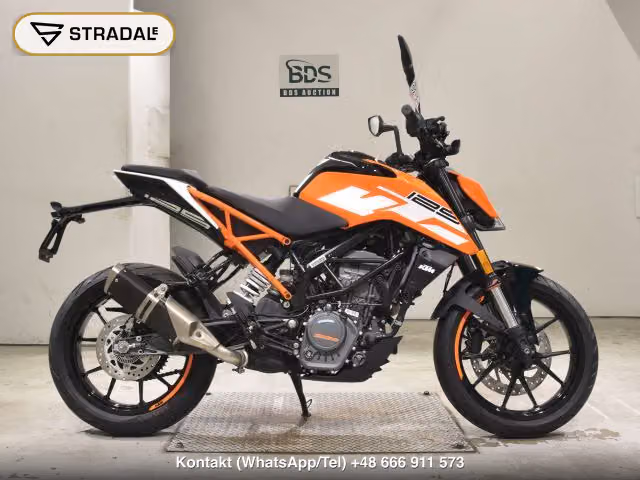 KTM 125ﾃﾞｭｰｸ, motocykl z aukcji Japonii