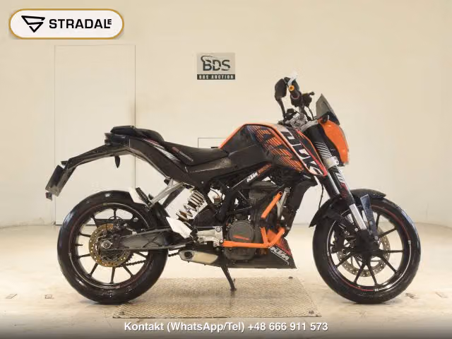 KTM 200デューク, motocykl z aukcji Japonii