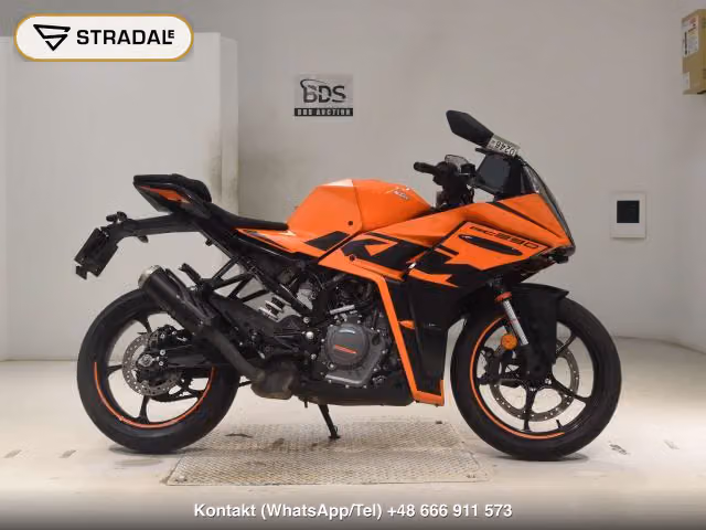 KTM RC390 2023, motocykl z aukcji Japonii
