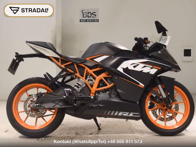 KTM RC200, aukcja z Japonii, zdjęcie 1