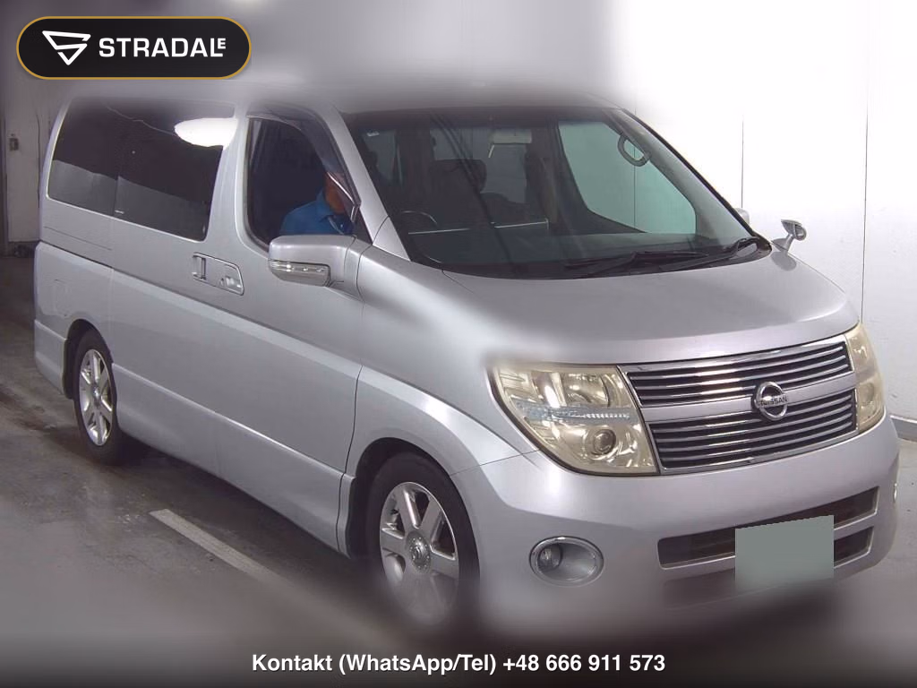 NISSAN ELGRAND 5D 250 HIGHWAY STAR BLACK LEATHER EDITION 2008, aukcja z Japonii, zdjęcie 1