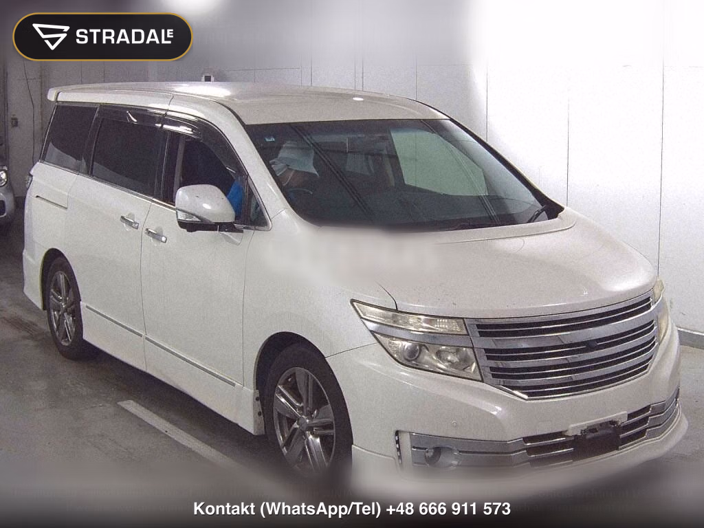 NISSAN ELGRAND 5D RIDER BLACK LEATHER SEAT MANUAL SEAT, miniaturka 2