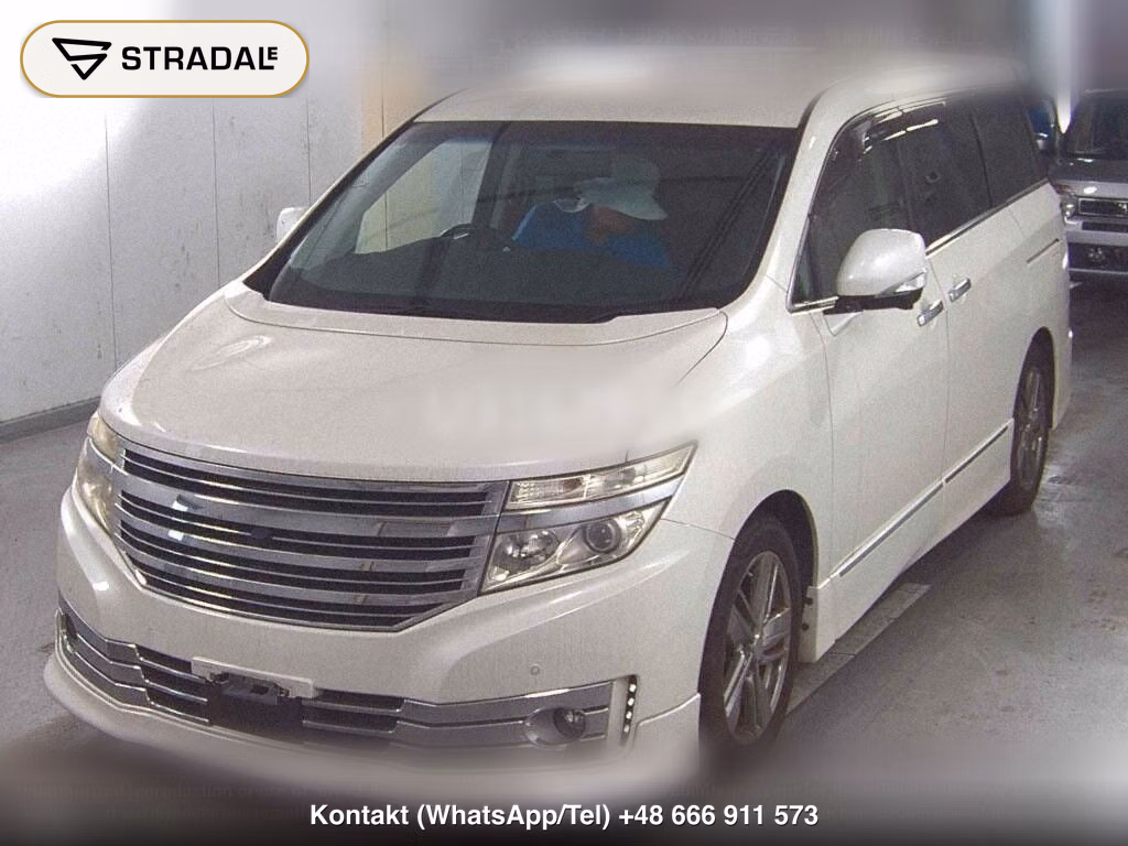 NISSAN ELGRAND 5D RIDER BLACK LEATHER SEAT MANUAL SEAT, miniaturka 5
