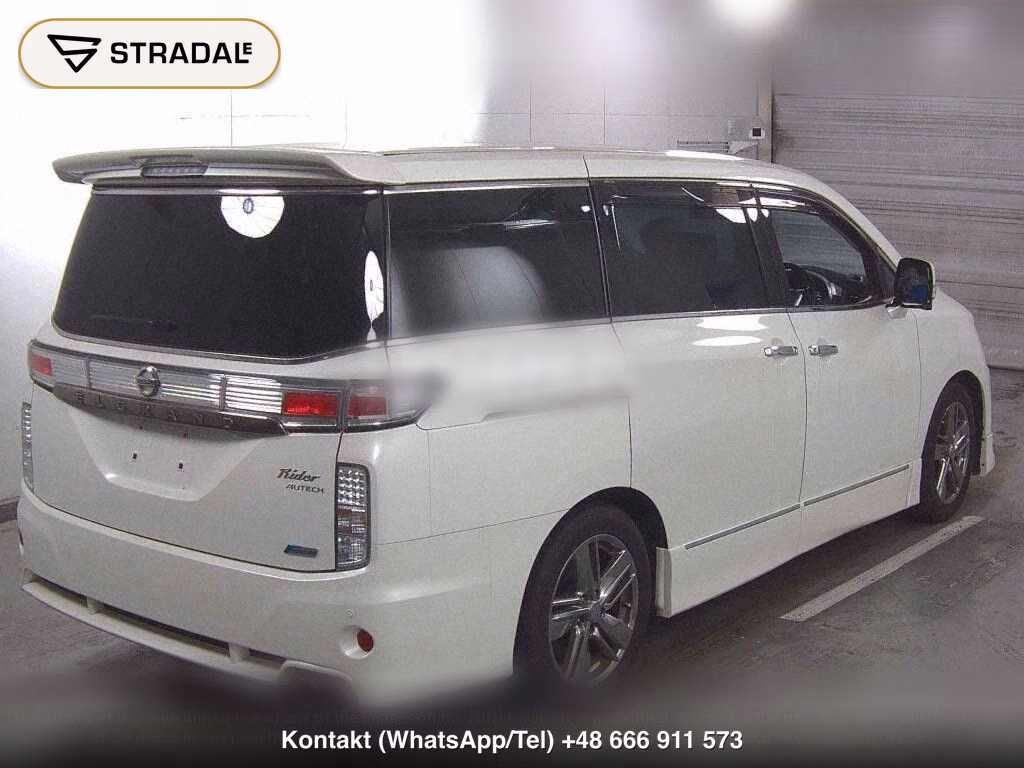 NISSAN ELGRAND 5D RIDER BLACK LEATHER SEAT MANUAL SEAT, miniaturka 6