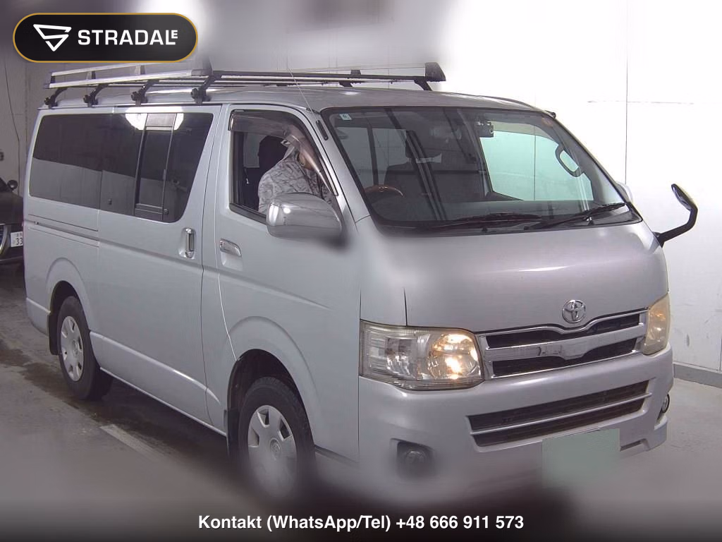 TOYOTA HIACE VAN 5D 4WD LONG SUPER GL 2011, aukcja z Japonii, zdjęcie 1