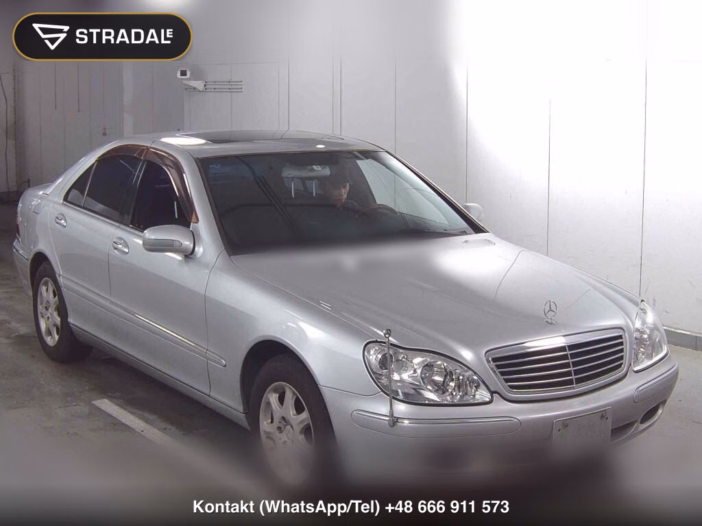 MERCEDES BENZ S-CLASS 4D 1999, aukcja z Japonii, zdjęcie 1