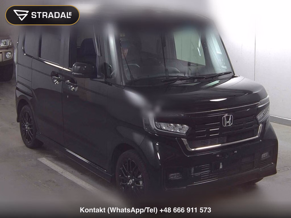 HONDA N-BOX CUSTOM 4WD L・TURBO STYLE PLUS BLACK 2023, aukcja z Japonii, zdjęcie 1