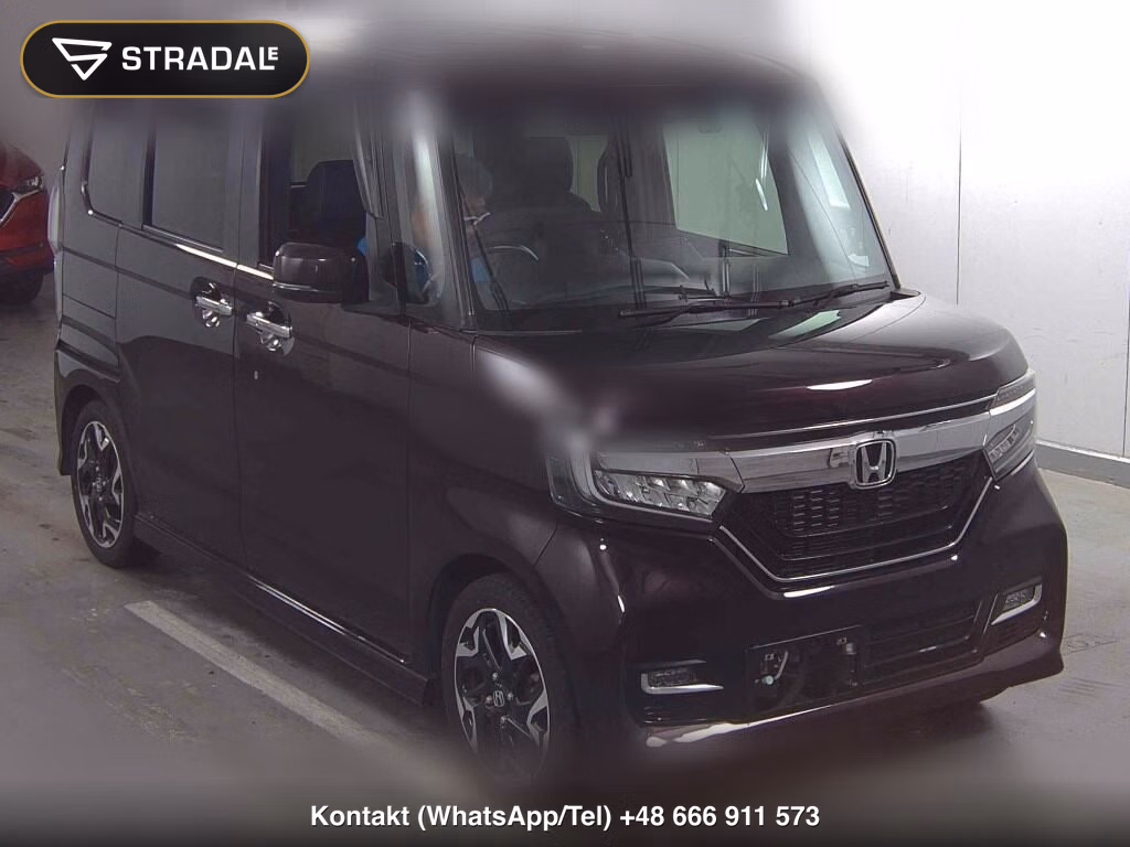 HONDA N-BOX CUSTOM G・L TURBO HONDA SENSING 2018, aukcja z Japonii, zdjęcie 1