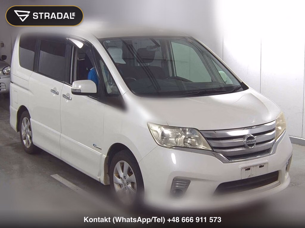 NISSAN SERENA 5D HIGHWAY STAR S-HYBRID 2012, aukcja z Japonii, zdjęcie 1