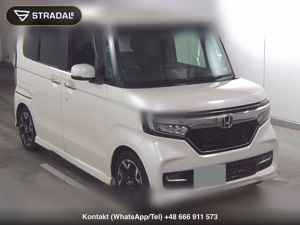 HONDA N-BOX CUSTOM G･L TURBO HONDA SENSING 2018, aukcja z Japonii, zdjęcie 1