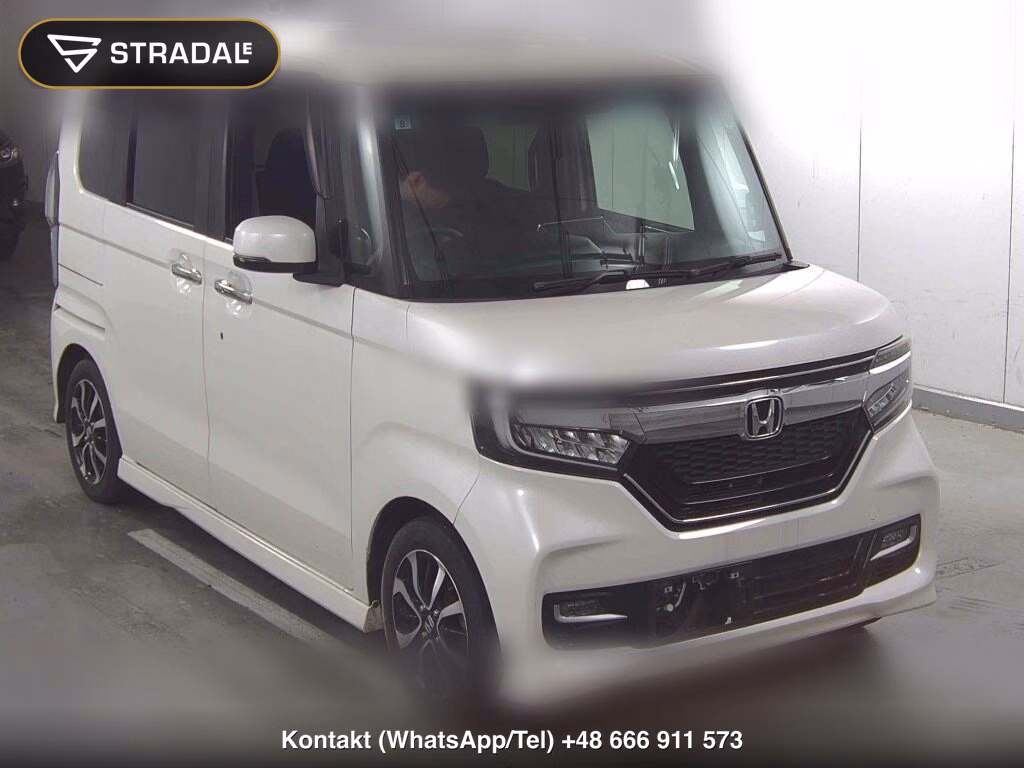 HONDA N-BOX CUSTOM G・L HONDA SENSING 2017, aukcja z Japonii, zdjęcie 1