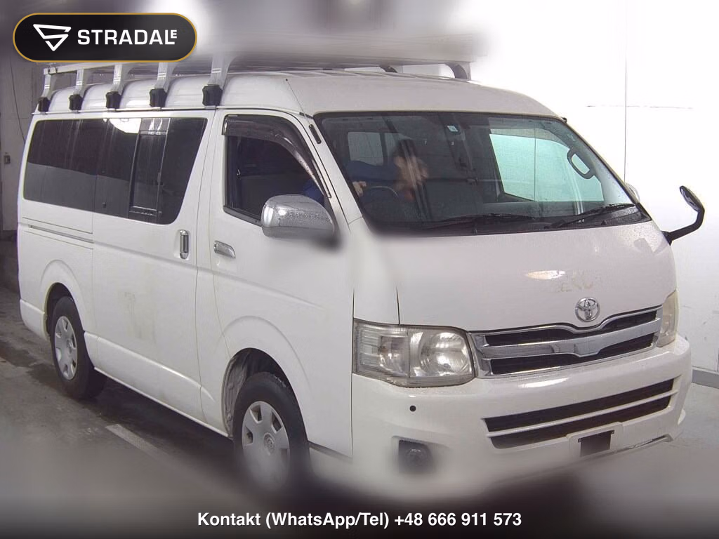 TOYOTA HIACE VAN 5D 4WD LONG SUPER GL 2011, aukcja z Japonii, zdjęcie 1