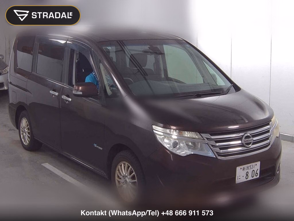 NISSAN SERENA 5D 20X V SELECTION + SAFETY S-HYBRID 2016, aukcja z Japonii, zdjęcie 1
