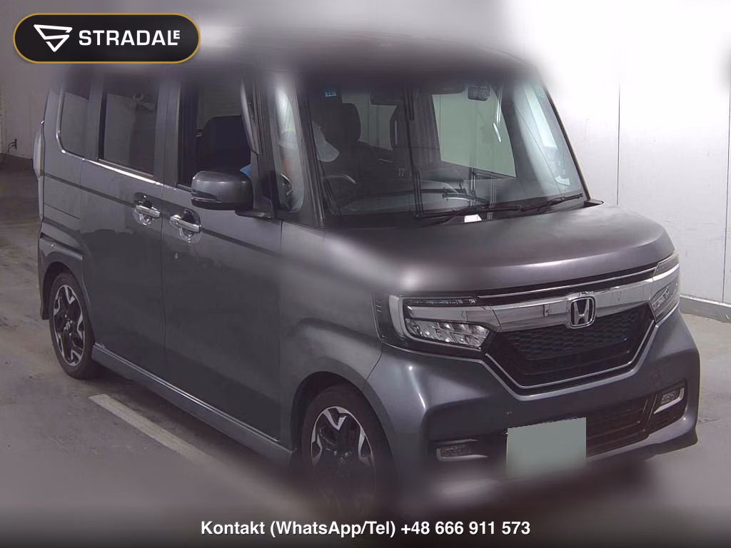 HONDA N-BOX CUSTOM G・L TURBO HONDA SENSING 2019, aukcja z Japonii, zdjęcie 1