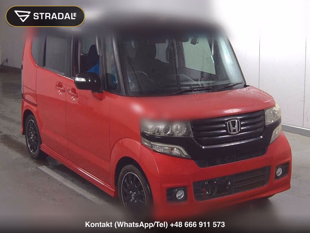HONDA N-BOX CUSTOM 2TONE COLOR STYLE G TURBO SS PACKAGE 2014, aukcja z Japonii, zdjęcie 1