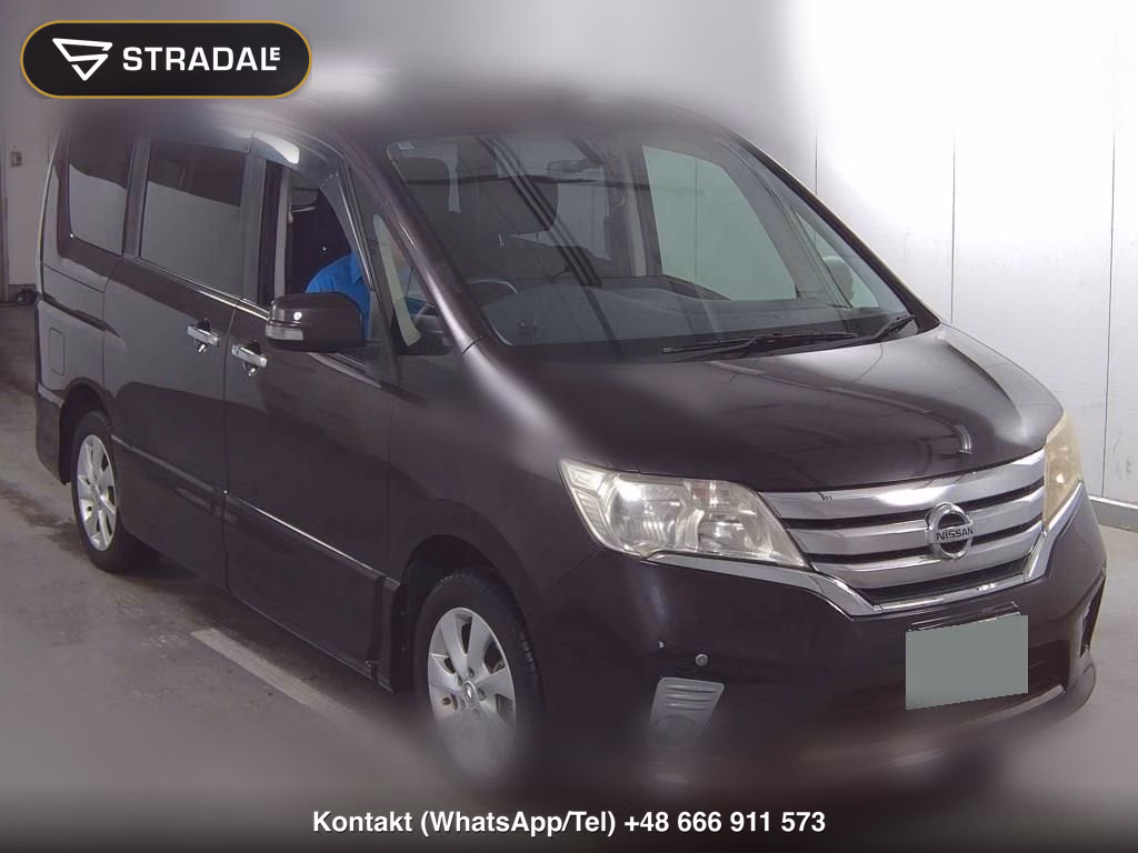 NISSAN SERENA 5D 4WD HIGHWAY STAR V SELECTION 2012, aukcja z Japonii, zdjęcie 1