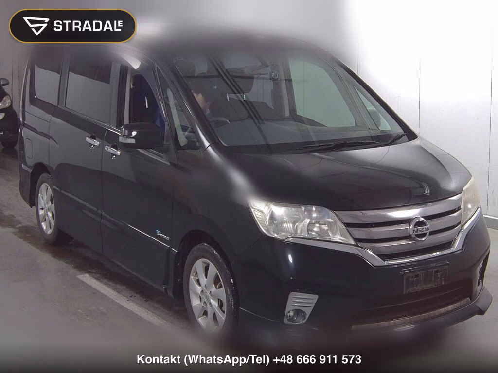 NISSAN SERENA 5D HIGHWAY STAR S-HYBRID V AERO MODE 2013, aukcja z Japonii, zdjęcie 1
