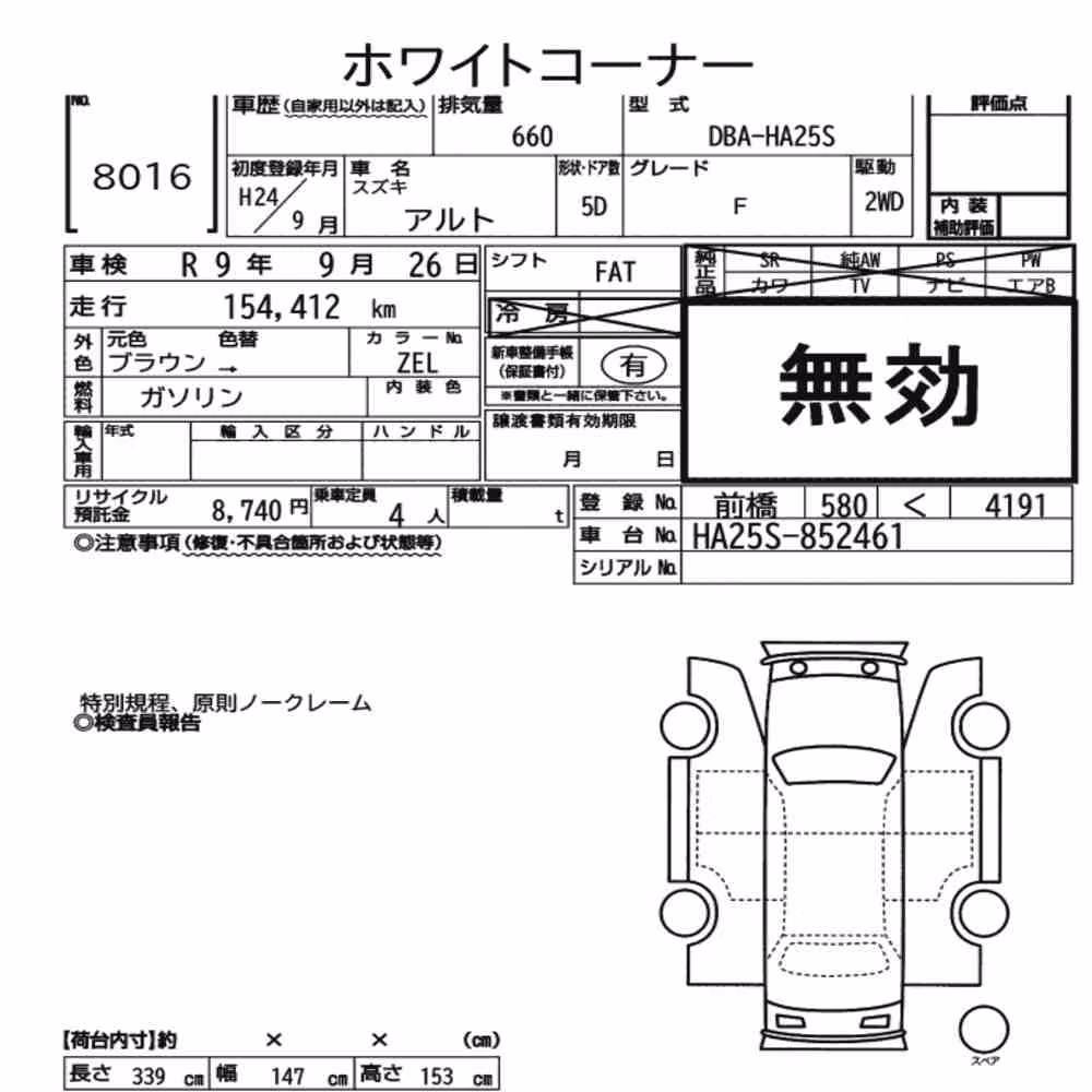 Notka aukcyjna: SUZUKI ALTO 5D F