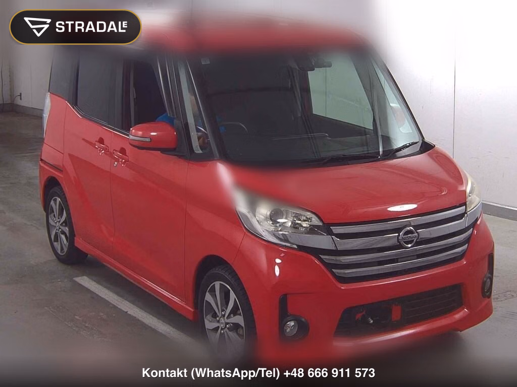 NISSAN DAYZ ROOX HIGHWAY STAR TURBO 2015, aukcja z Japonii, zdjęcie 1