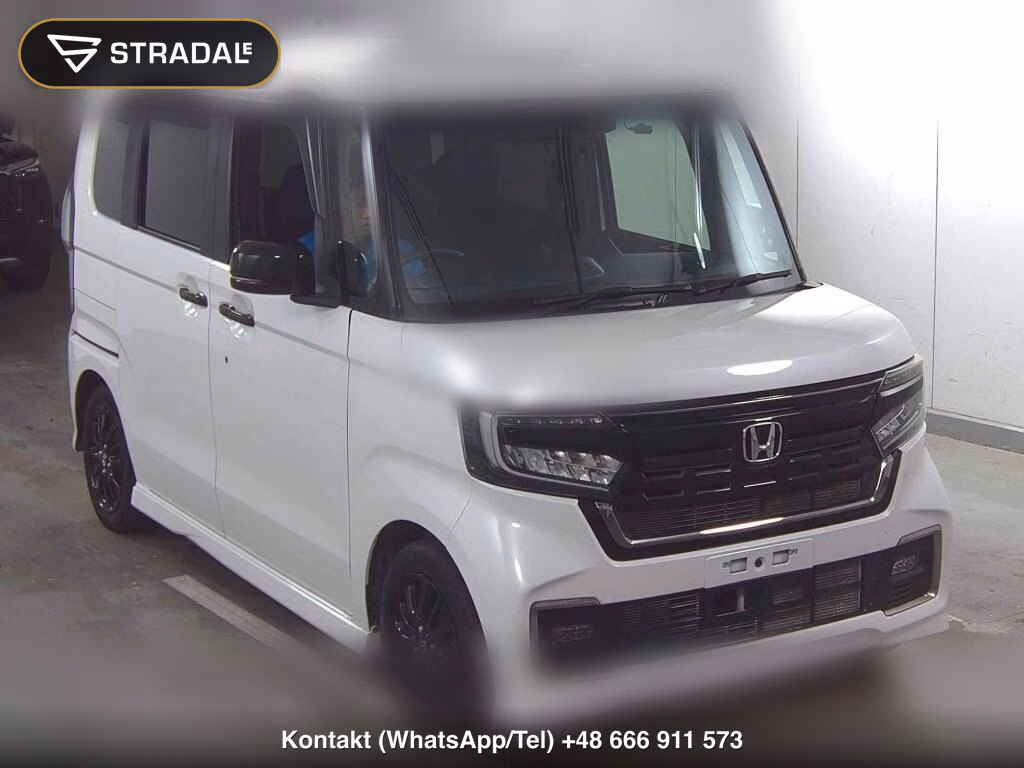 HONDA N-BOX CUSTOM L STYLE PLUS BLACK 2023, aukcja z Japonii, zdjęcie 1
