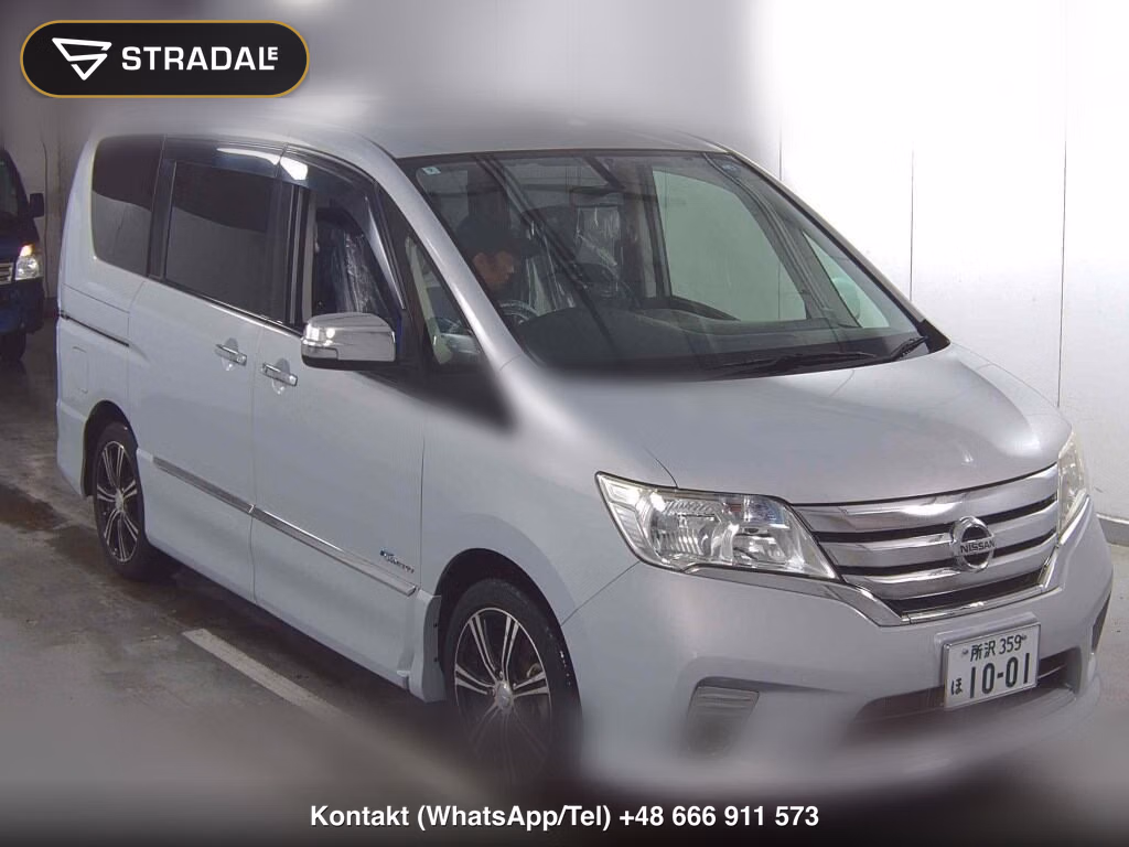 NISSAN SERENA 5D HIGHWAY STAR S-HYBRID 2012, aukcja z Japonii, zdjęcie 1