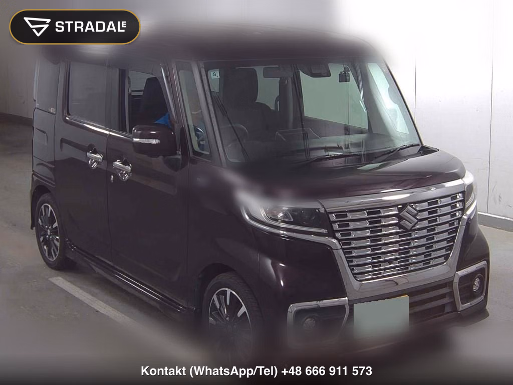 SUZUKI SPACIA CUSTOM 4WD HYBRID XS TURBO 2018, aukcja z Japonii, zdjęcie 1