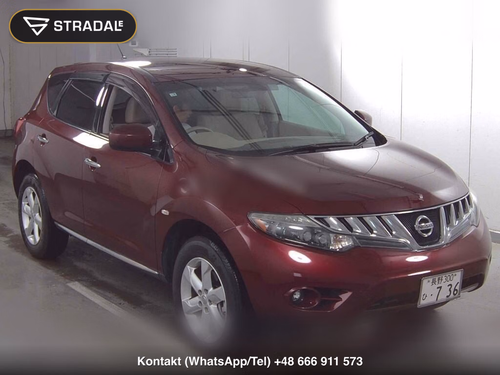 NISSAN MURANO 4WD 250XL FOUR 2009, aukcja z Japonii, zdjęcie 1