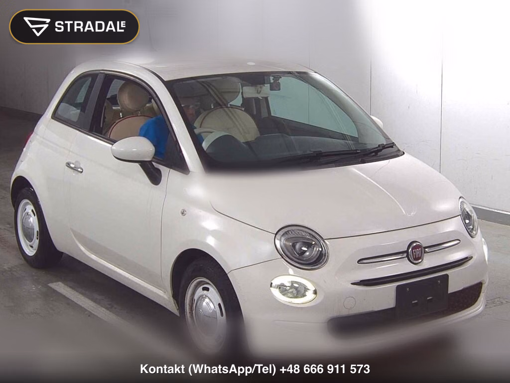 FIAT 500 2017, aukcja z Japonii, zdjęcie 1