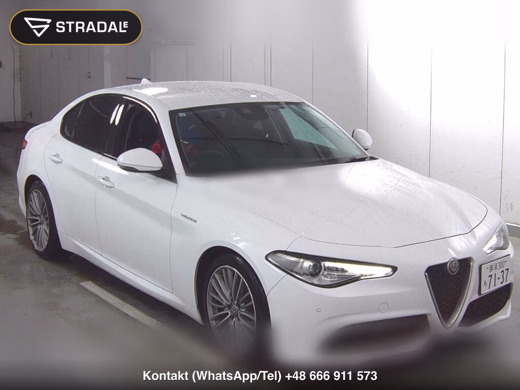 ALFA ROMEO GIULIA 4D 2.0 TURBO VELOCE 2017, aukcja z Japonii, zdjęcie 1