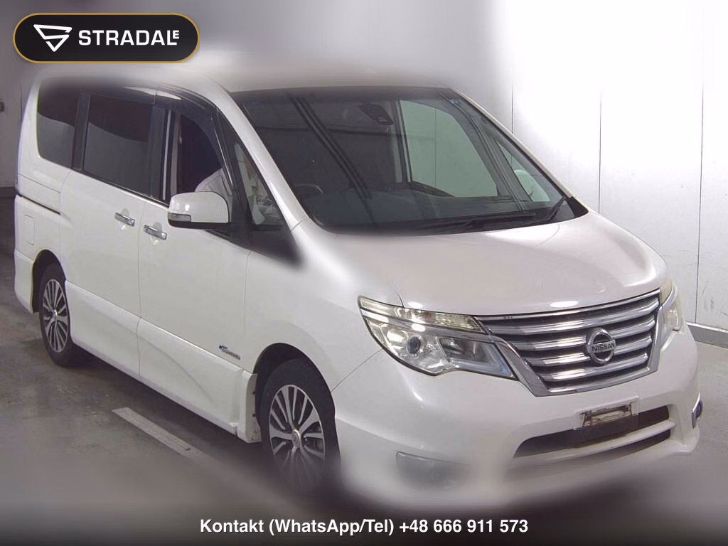 NISSAN SERENA 5D HIGHWAY STAR G S-HYBRID 2014, aukcja z Japonii, zdjęcie 1