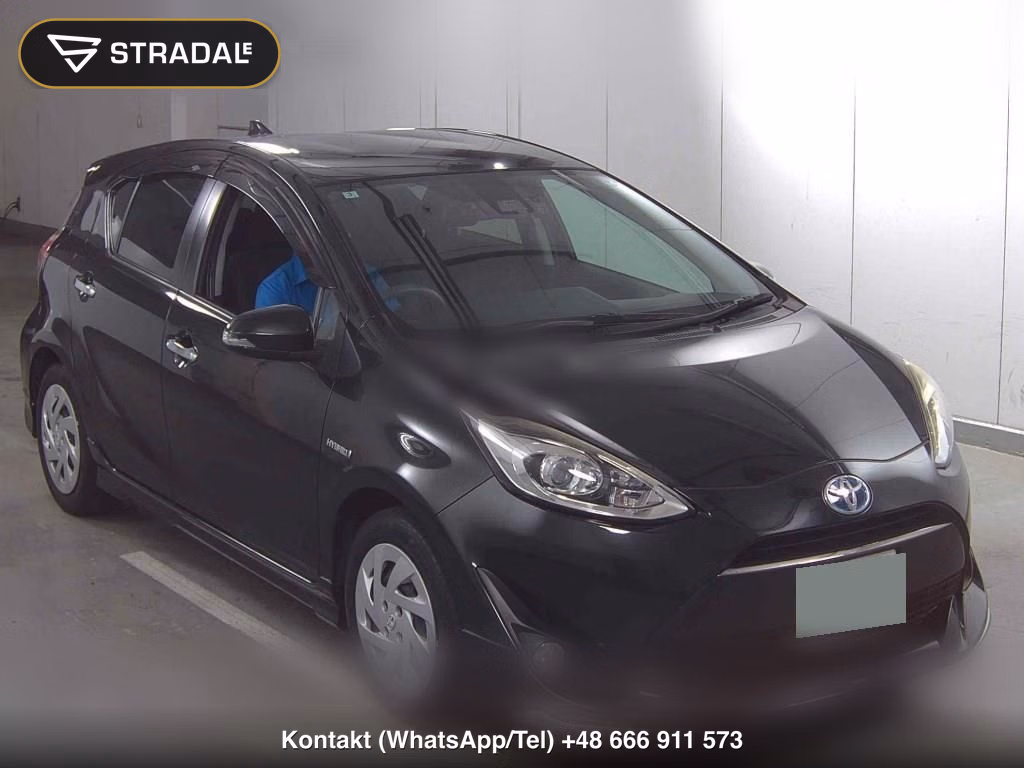 TOYOTA AQUA S STYLE BLACK 2018, aukcja z Japonii, zdjęcie 1