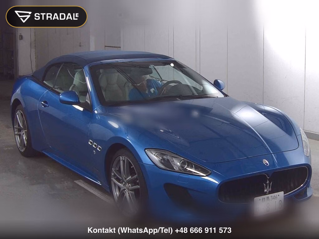 MASERATI GRANCABRIO SPORTS 2016, aukcja z Japonii, zdjęcie 1