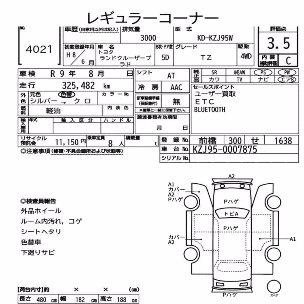 Notka aukcyjna: TOYOTA LAND CRUISER PRADO 5D 4WD TZ