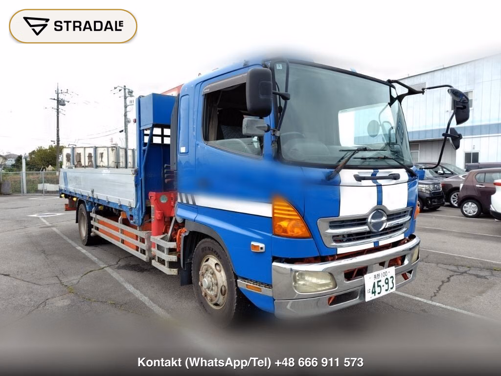 HINO HINO RANGER 2D CRANE 2005, aukcja z Japonii, zdjęcie 1