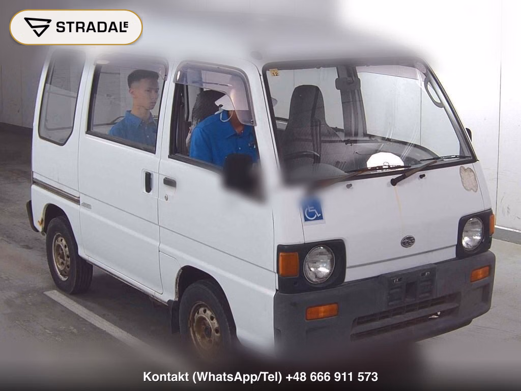 SUBARU SAMBAR VAN 5D 4WD 1991, aukcja z Japonii, zdjęcie 1