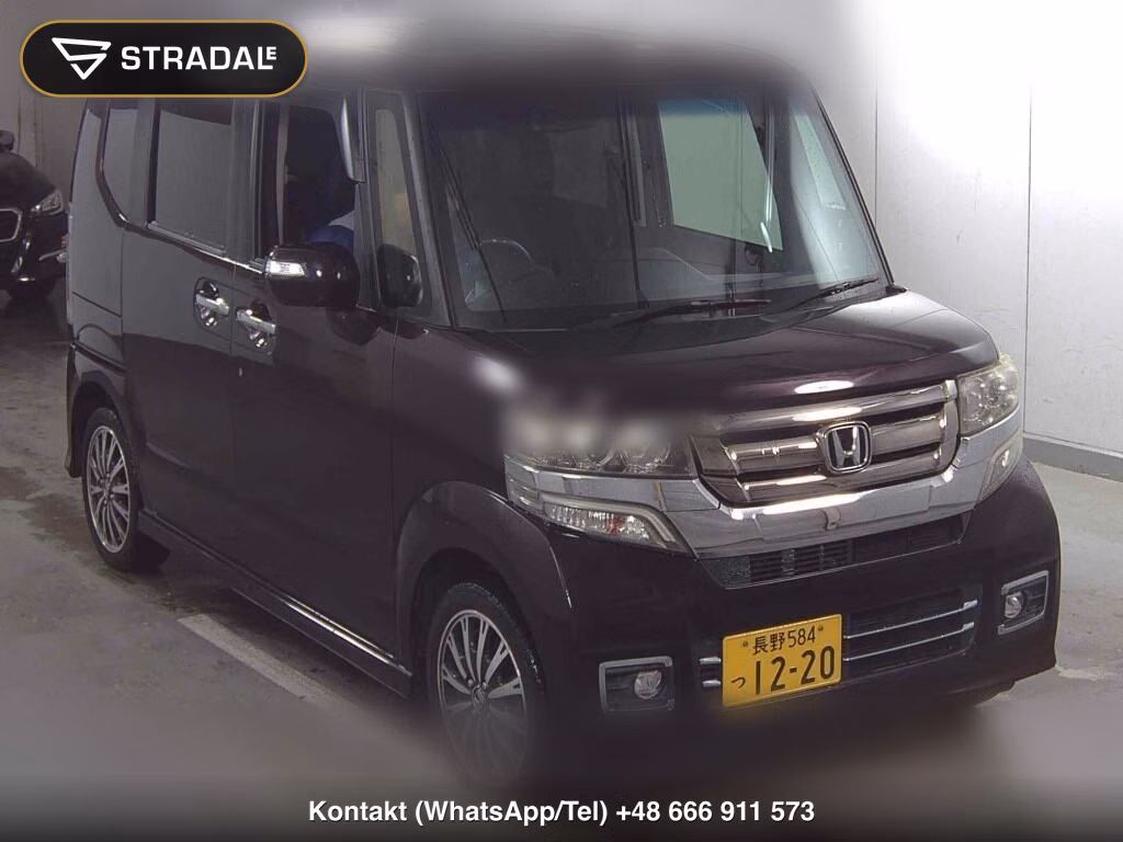 HONDA N-BOX CUSTOM 4WD G･TURBO L PACKAGE 2015, aukcja z Japonii, zdjęcie 1