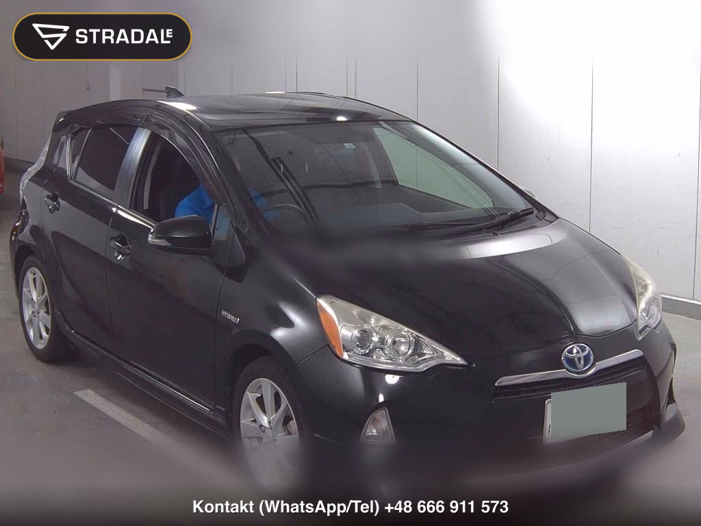 TOYOTA AQUA G BLACK SOFT LEATHER SELECTION 2013, aukcja z Japonii, zdjęcie 1