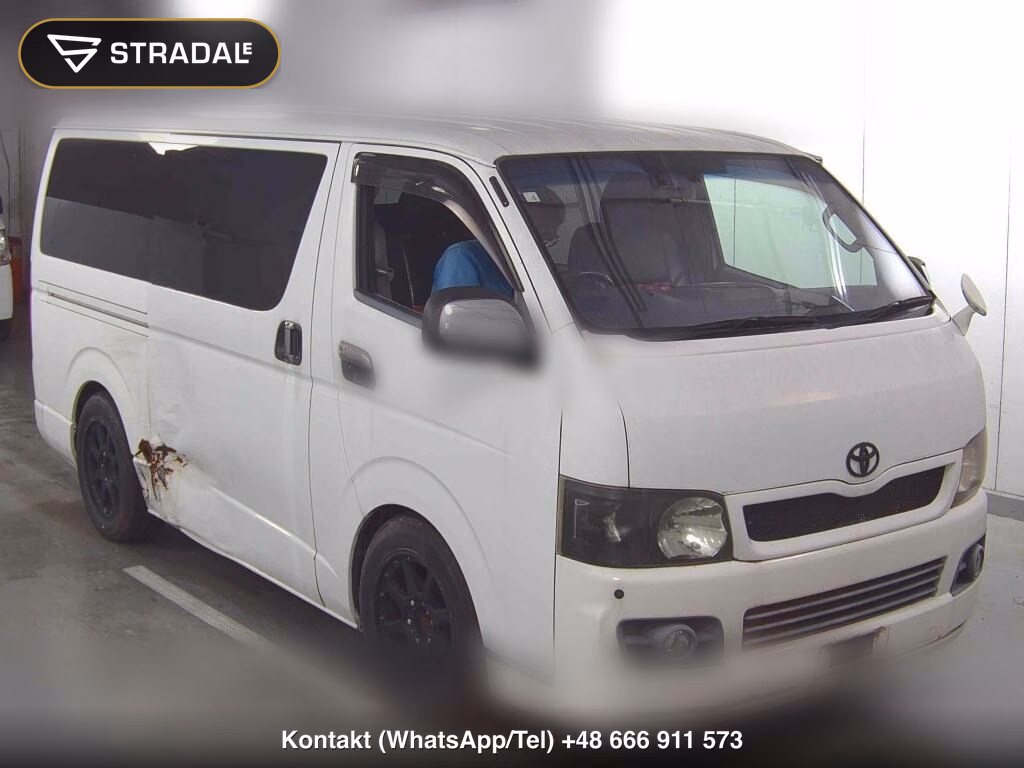TOYOTA HIACE VAN 5D LONG SUPER GL 2007, aukcja z Japonii, zdjęcie 1