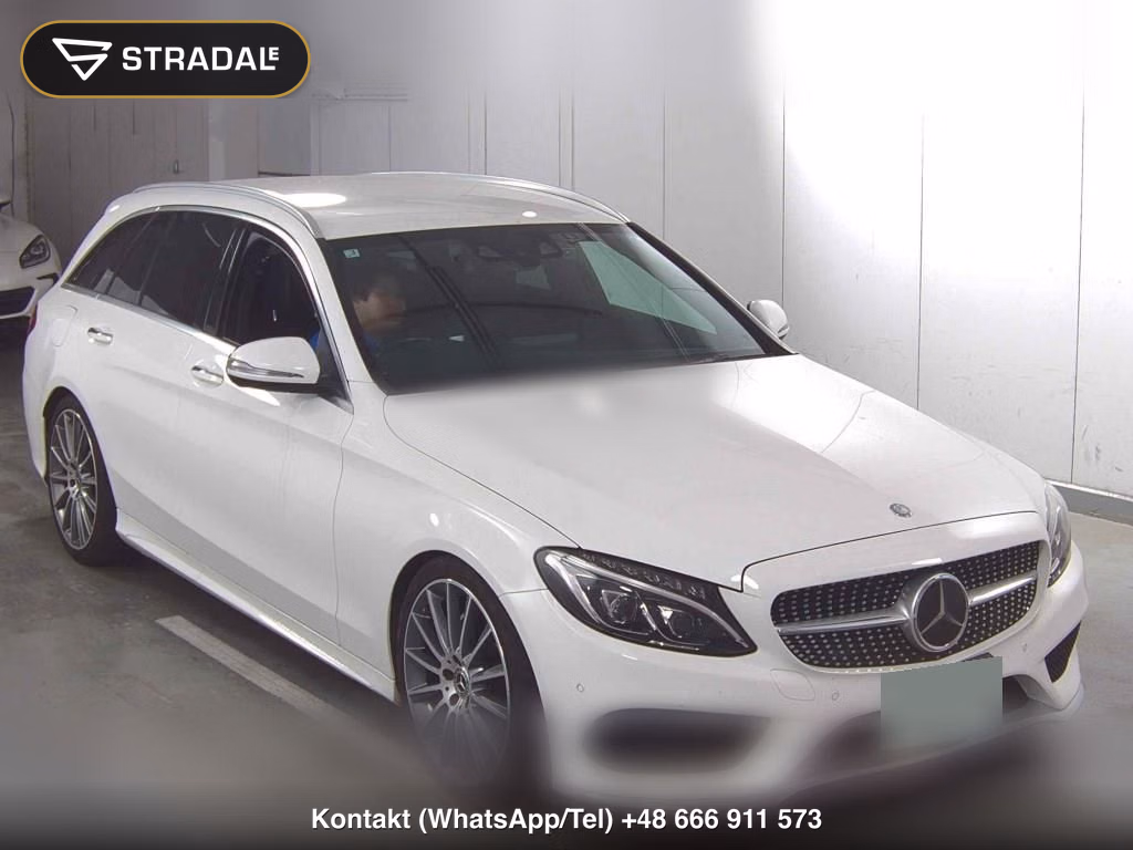 MERCEDES BENZ C-CLASS STATIONWAGON C200 STATIONWAGON SPORTS 2015, aukcja z Japonii, zdjęcie 1