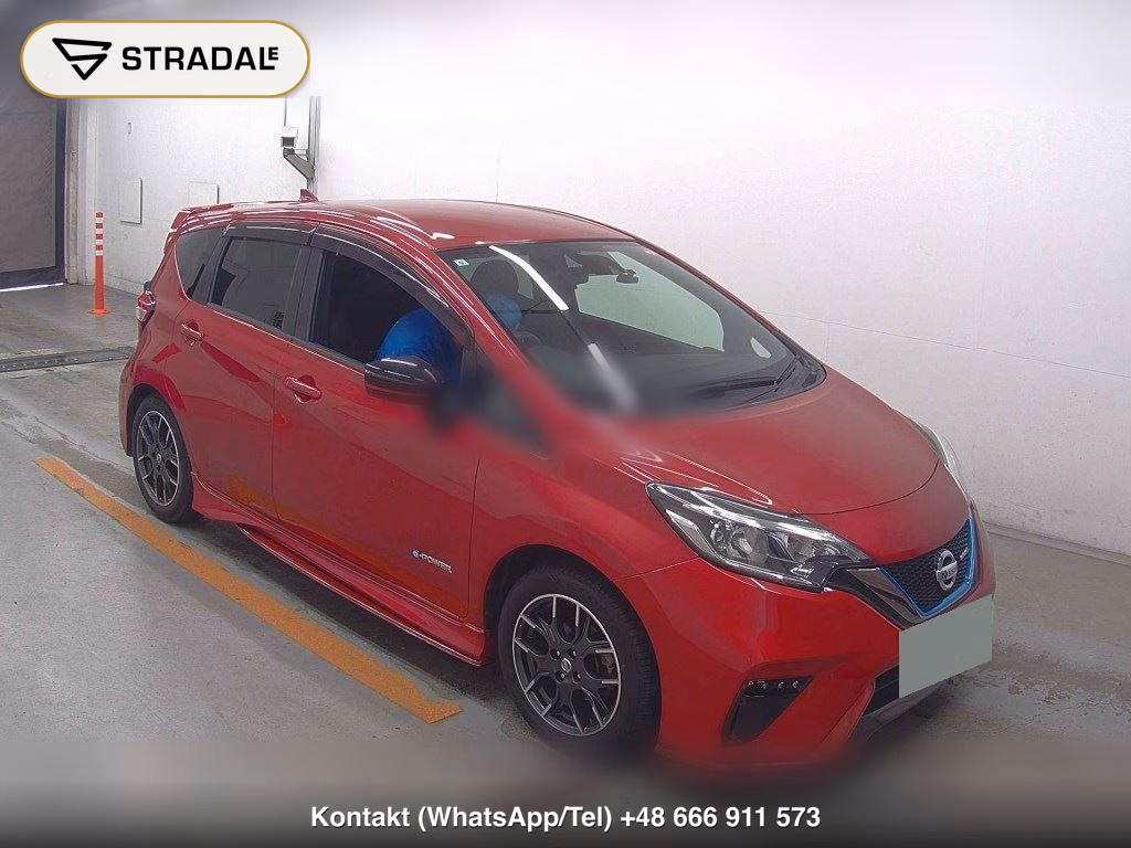 NISSAN NOTE E-POWER NISMO 2017, aukcja z Japonii, zdjęcie 1