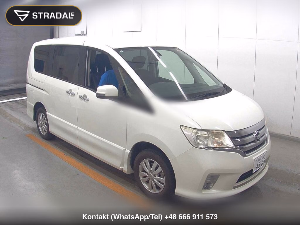 NISSAN SERENA 5D 4WD HIGHWAY STAR 2012, aukcja z Japonii, zdjęcie 1