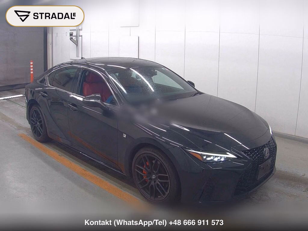 LEXUS IS 4D IS350 F SPORT MODE BLACK 2021, aukcja z Japonii, zdjęcie 1