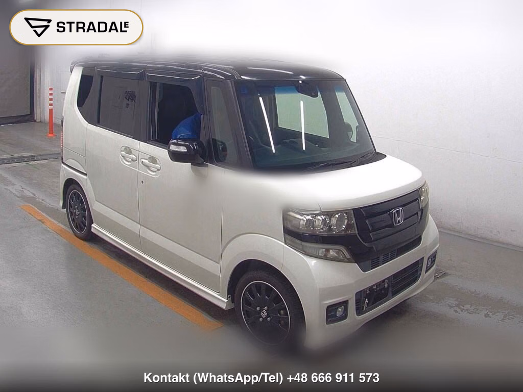 HONDA N-BOX CUSTOM G・TURBO L PACKAGE 2015, aukcja z Japonii, zdjęcie 1