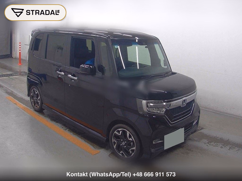 HONDA N-BOX CUSTOM G・EX TURBO HONDA SENSING 2018, aukcja z Japonii, zdjęcie 1