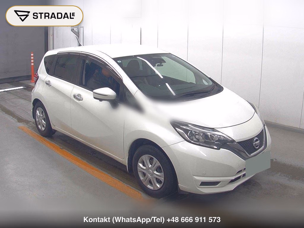 NISSAN NOTE X DIG-S 2017, aukcja z Japonii, zdjęcie 1