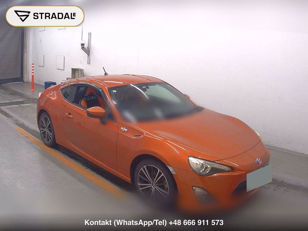 TOYOTA 86 GT 2012, aukcja z Japonii, zdjęcie 1