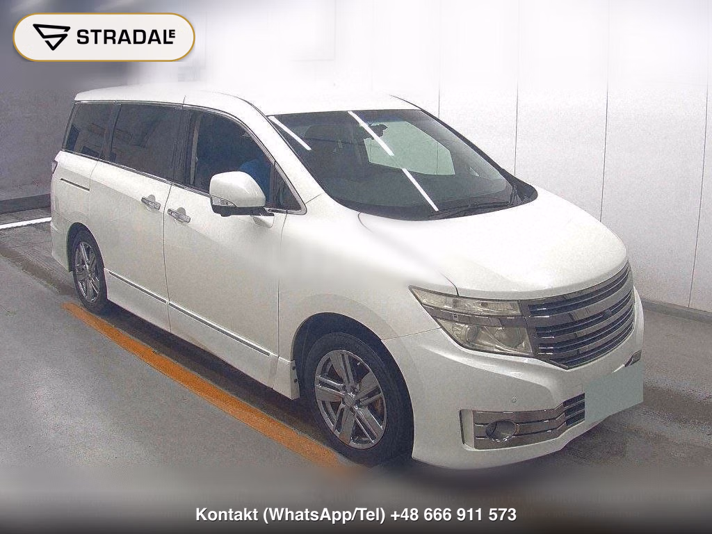 NISSAN ELGRAND 5D RIDER BLACK LINE BLACK LEATHER SEAT, miniaturka 2