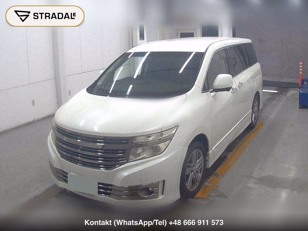 NISSAN ELGRAND 5D RIDER BLACK LINE BLACK LEATHER SEAT, miniaturka 5