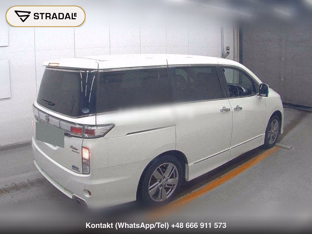 NISSAN ELGRAND 5D RIDER BLACK LINE BLACK LEATHER SEAT, miniaturka 6