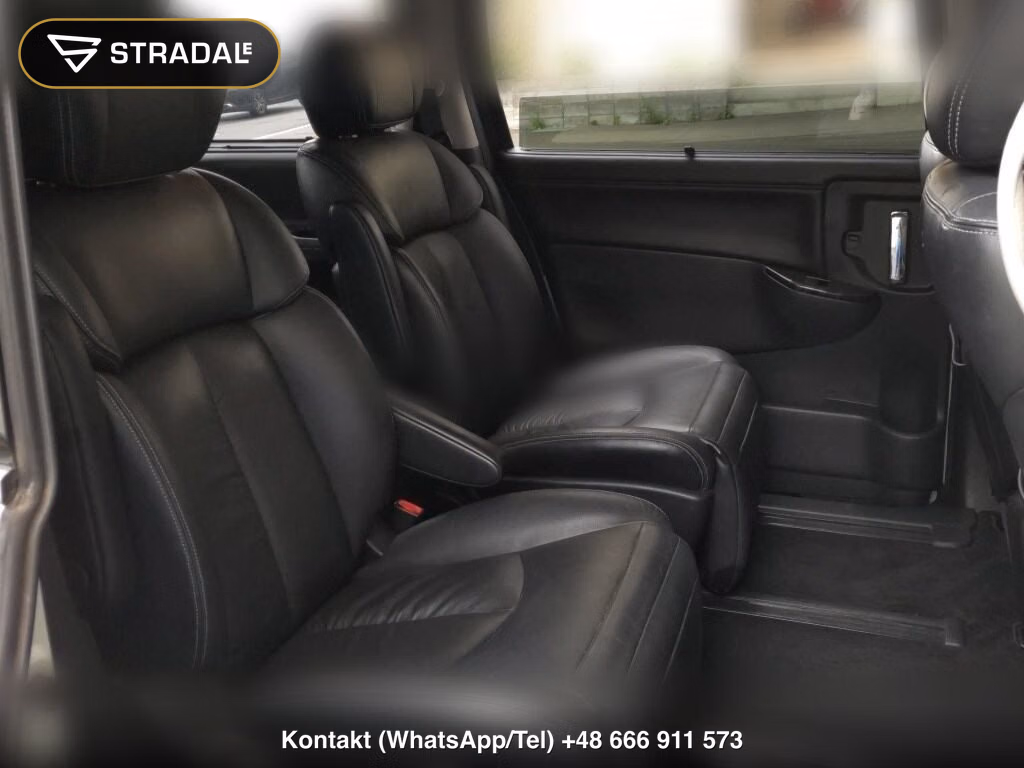 NISSAN ELGRAND 5D RIDER BLACK LINE BLACK LEATHER SEAT, miniaturka 7